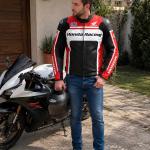 Chaqueta de Moto Honda Hecha a Mano (Inspirada en MotoGP)