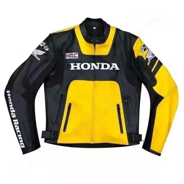 Custom Honda Motorbike Leather Jacket