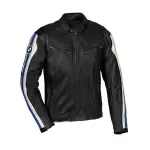 Neue Schwarze BMW Motorrad Racing Biker Lederjacke