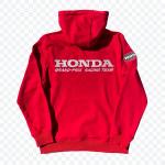 1989 Honda Grand Prix Racing Team Rotes Hoodie – Offizielle Rennbekleidung