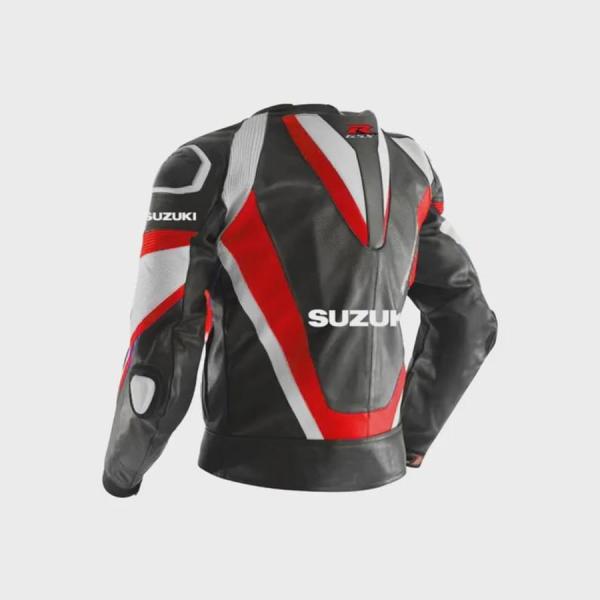 Giacca Moto in Pelle Suzuki GSX-R Artigianale