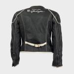Veste de Moto en Cuir Noir Honda x Suomy 2007