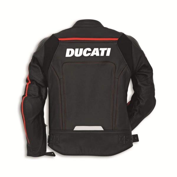 Ducati Motorcycle Leather Jacket – Genuine Cowhide with CE Approved Protection