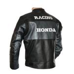 Giacca Moto Honda in Pelle – Abbigliamento Racing in Pelle Bovina con Protezioni CE