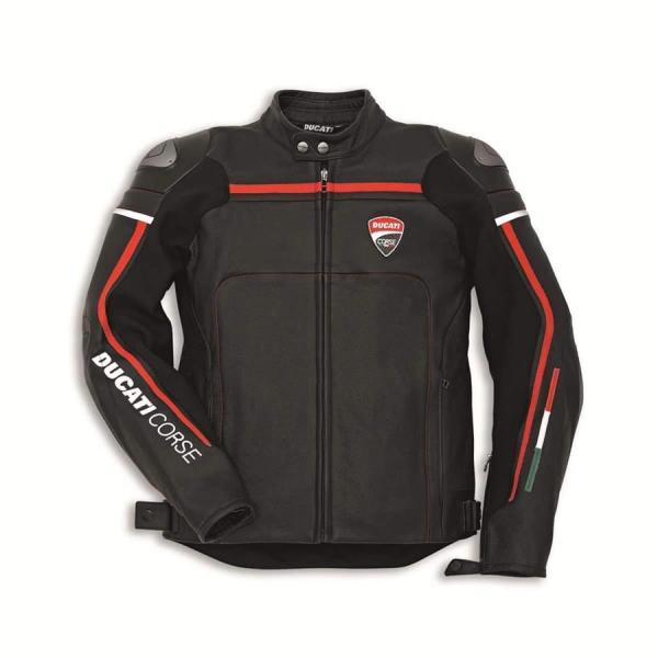 Ducati Motorcycle Leather Jacket – Genuine Cowhide with CE Approved Protection