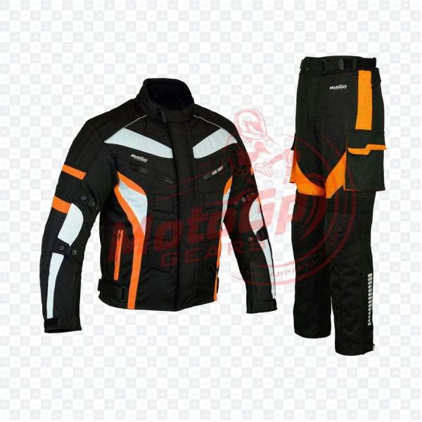 DynamiCore Cordura Motorcycle Racing Suit – Black Edition