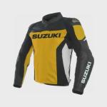 Giacca Moto in Pelle Suzuki GSXR su Misura