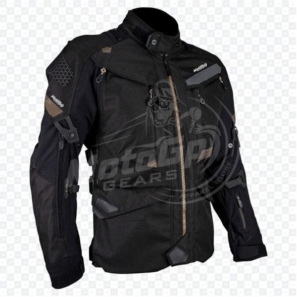 Pulse Wave Black Textile Racing Jacket