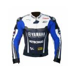 Giacca da Moto Racing Yamaha – Pelle di Vacchetta Genuina Artigianale