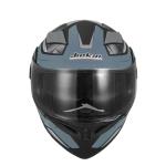 Casco de Moto Jiekai JK902 Gris Abstracto – Certificado DOT | Visera Doble | Bluetooth Ready | Confort Ventilado