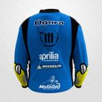 Veste de Course Ai Ogura Aprilia Trackhouse Bleu Ciel 2025