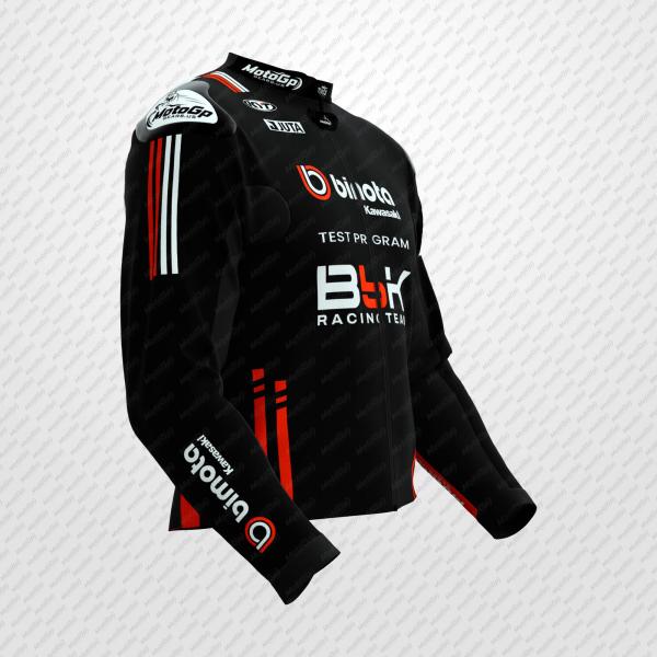 Alex Lowes Kawasaki Bimota Team Motorrad-Lederjacke Schwarz – SBK 2025 Edition