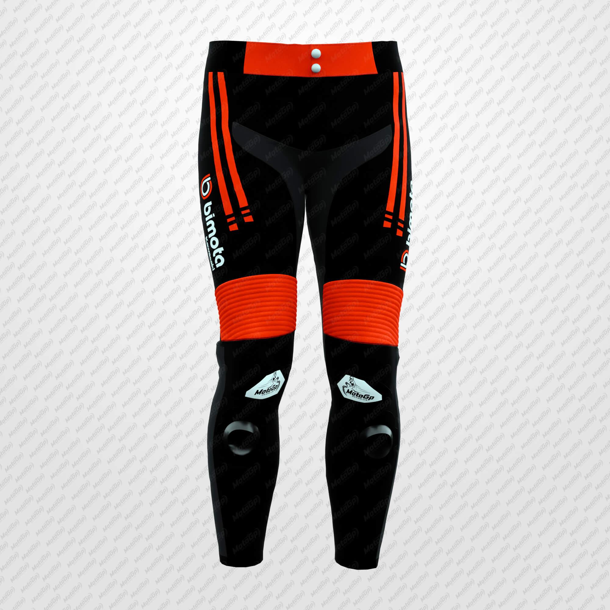 Pantalon en Cuir Alex Lowes Kawasaki Bimota Team – Certifié CE