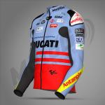 Alex Marquez 2024 Ducati Gresini Racing Lederjacke – Offizielle MotoGP Jacke