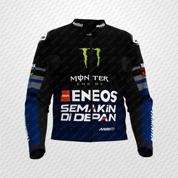Alex Rins Monster Energy Yamaha 2025 Race Track Leather Jacket – Pro Edition