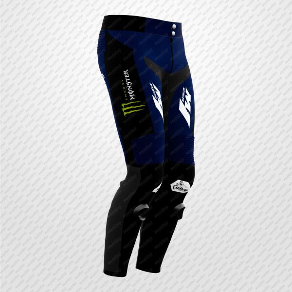 Pantalones de Cuero Moto Alex Rins Monster Energy Yamaha 2025 – Edición Pro Rider
