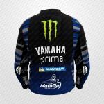 Alex Rins Monster Energy Yamaha 2025 Rennstrecken-Lederjacke – Pro Edition