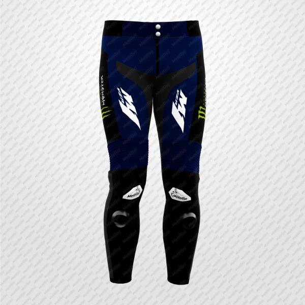 Alex Rins Monster Energy Yamaha 2025 Race Black Track Pant – Pro Rider Edition