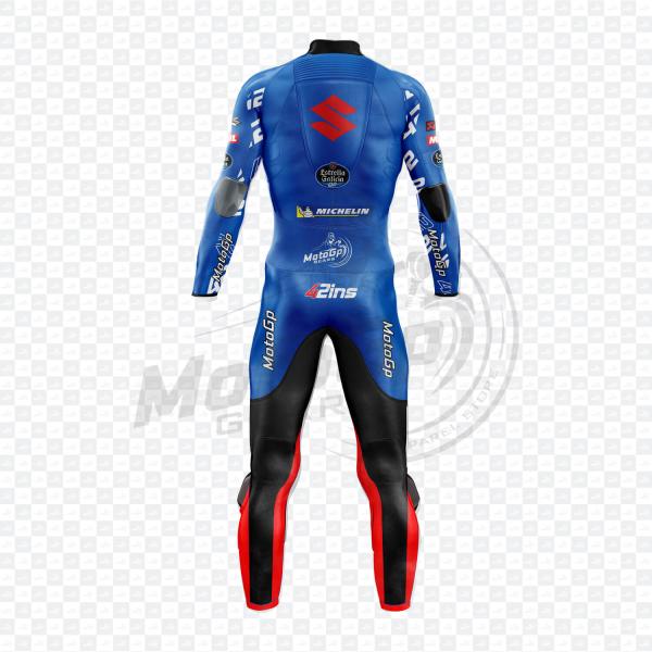 Tuta in Pelle Suzuki Alex Rins – Intera (One-Piece)