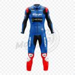 Tuta in Pelle Suzuki Alex Rins – Intera (One-Piece)