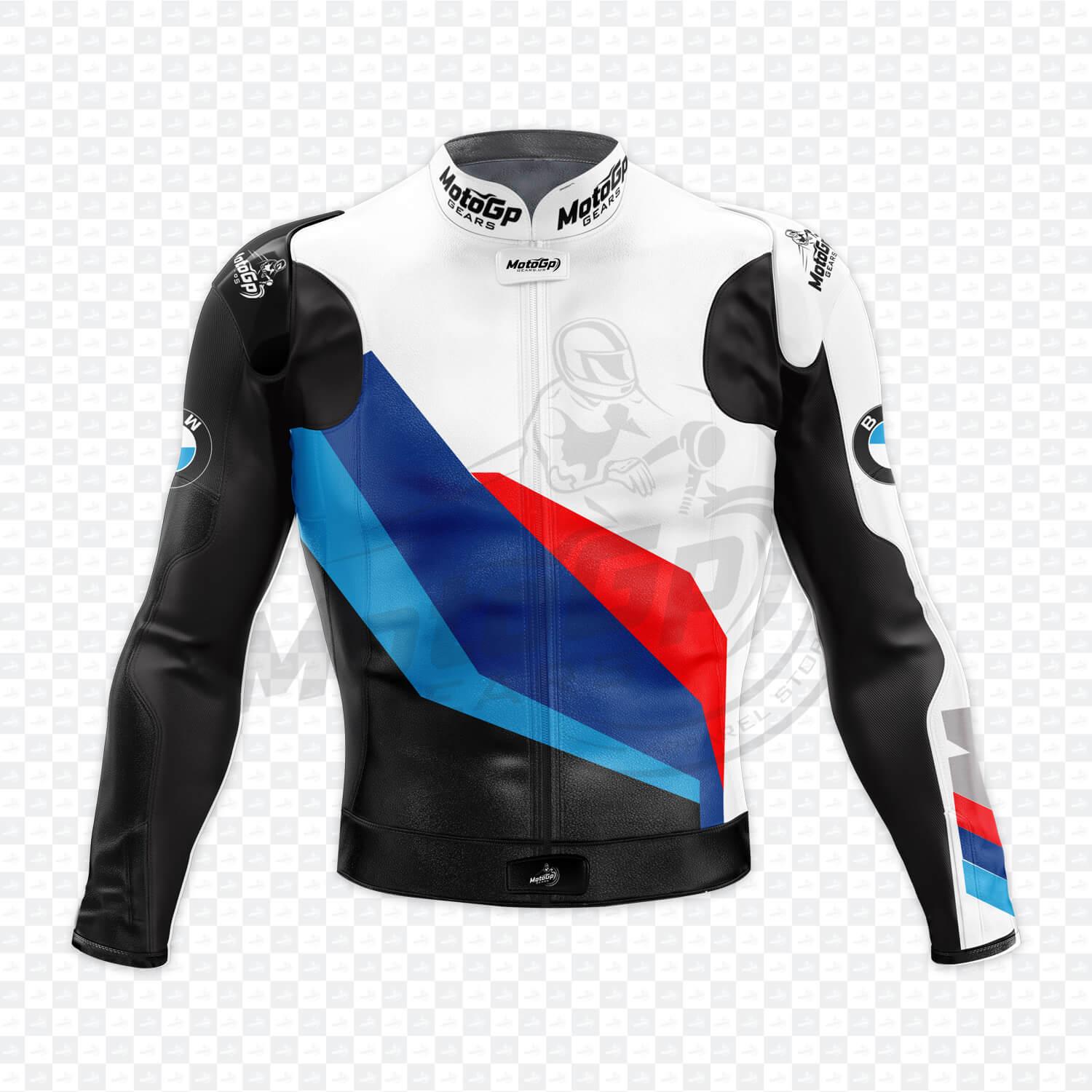 Chaqueta de Cuero Alpino GP-Teck BMW Racing Moto – Equipamiento Premium