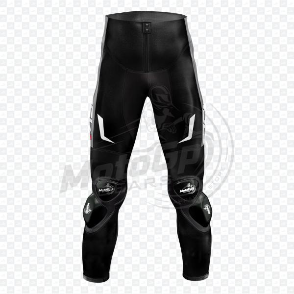 Black Leather Motorcycle Pant : Jordi Torres Aprilia Race