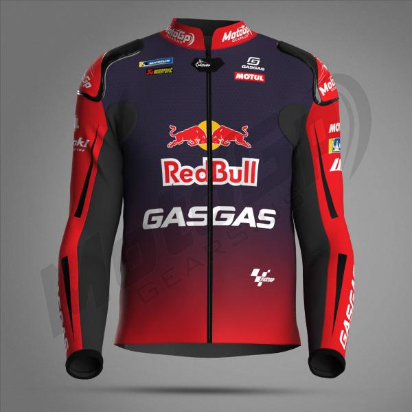 Veste MotoGP Augusto Fernandez Red Bull GasGas 2024 – Cuir Professionnel