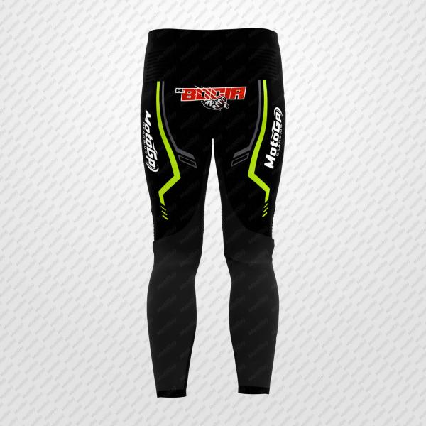 Axel Bassani Kawasaki Race Black Leather Pant