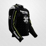 Axel Bassani Kawasaki Racing Black Leather Jacket