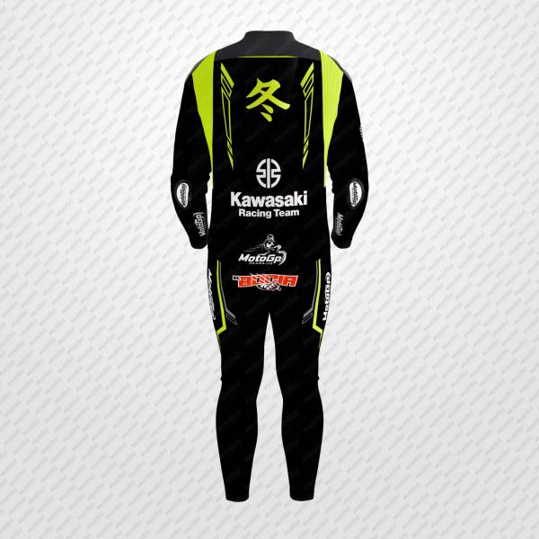 Tuta da Corsa in Pelle Axel Bassani Kawasaki – Invernale