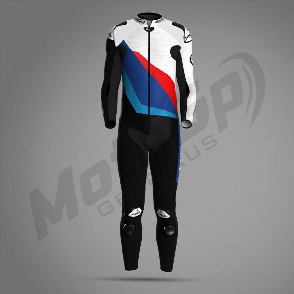 BMW M Pro Race Comp Racing Suit 2024 Black Leather