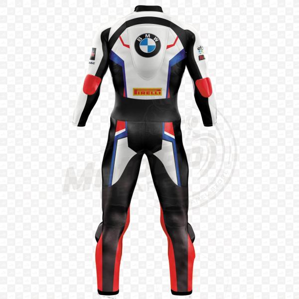Tuta Moto BMW Tom Sykes 2019 WSBK in Pelle