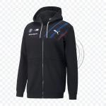 Sudadera con Capucha y Cremallera BMW Motorsports – Negra