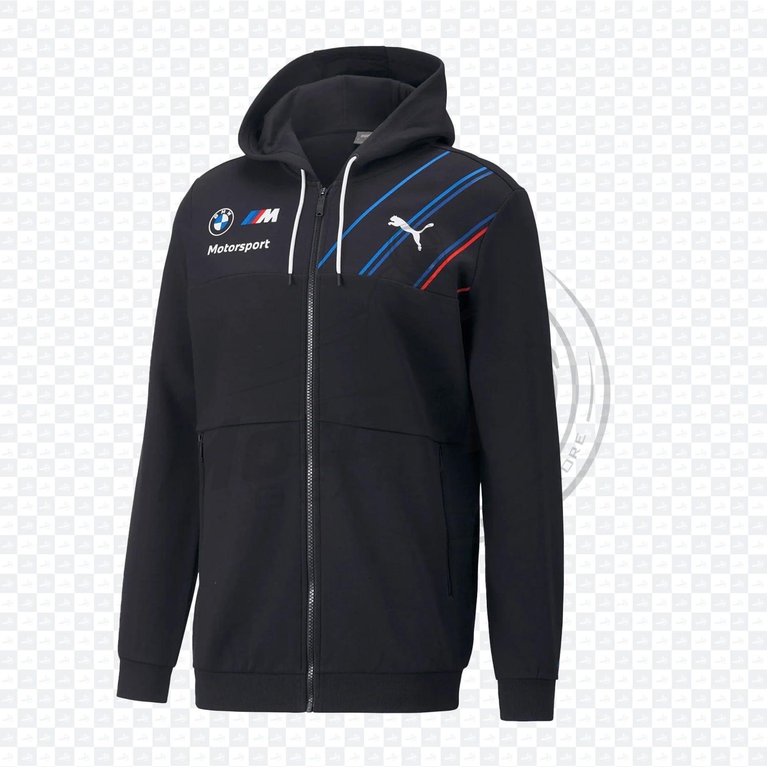 Sudadera con Capucha y Cremallera BMW Motorsports – Negra