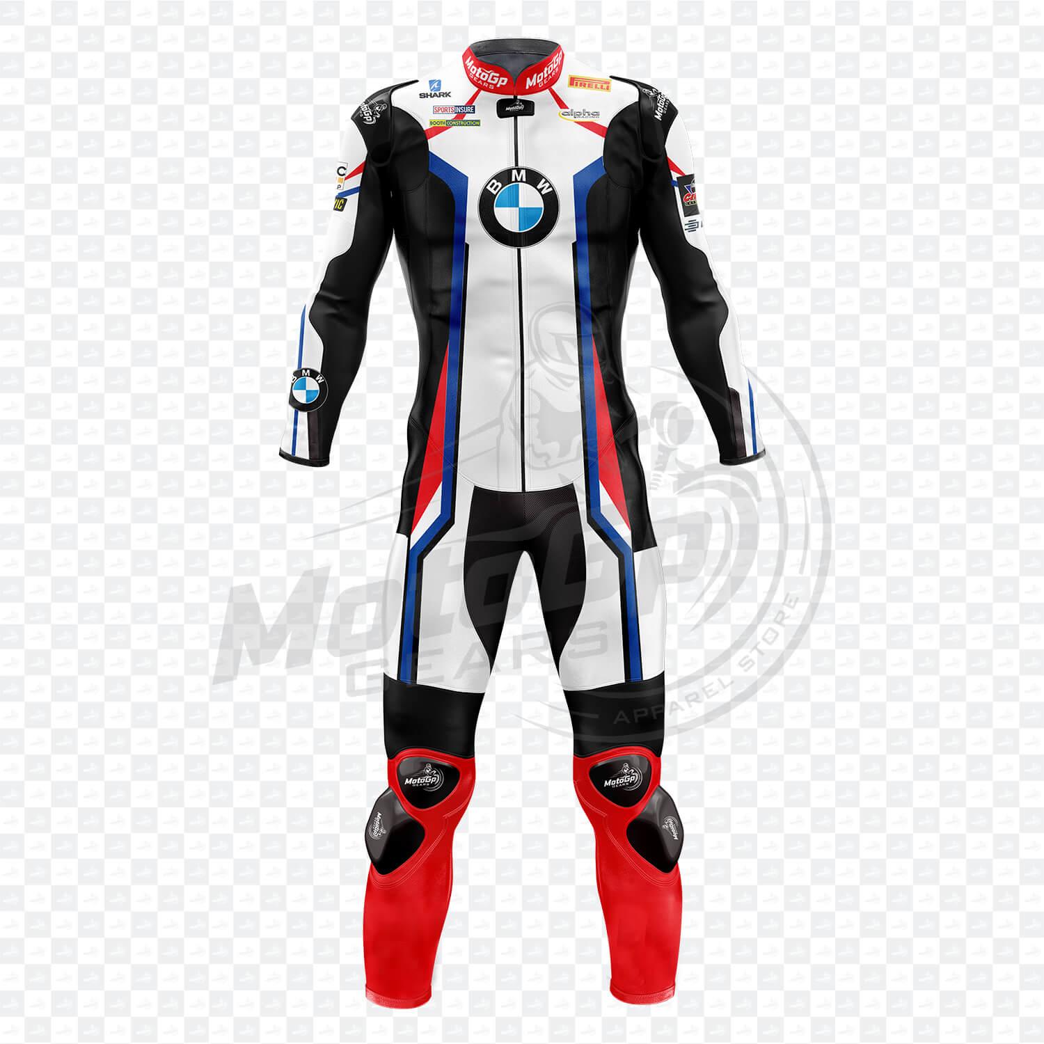 Tuta Moto BMW Tom Sykes 2019 WSBK in Pelle