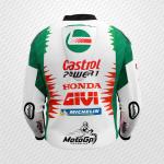 Johann Zarco Castrol Honda 2025 Motorcycle Leather Jacket – Pro Edition