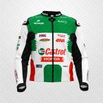 Traje de Cuero Johann Zarco Castrol Honda 2025 – Personalizado