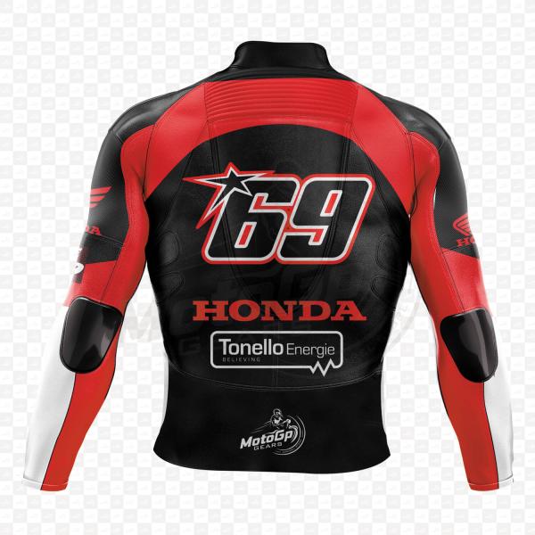 Honda Nicky Hayden 2015 Black MotoGP Lederjacke