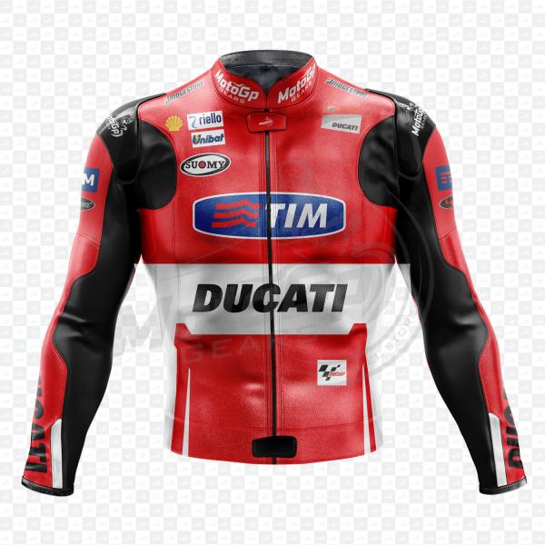 Ducati Andrea Dovizioso 2015 Red Biker Jacket
