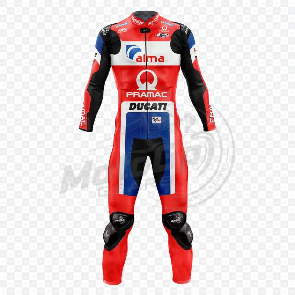 Ducati Andrea Dovizioso 2018 Racing Black One or Two Piece Motorcycle Suit