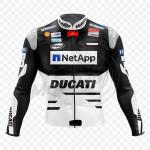 Giacca Moto in Pelle Ducati Andrea Dovizioso 2018 Nera