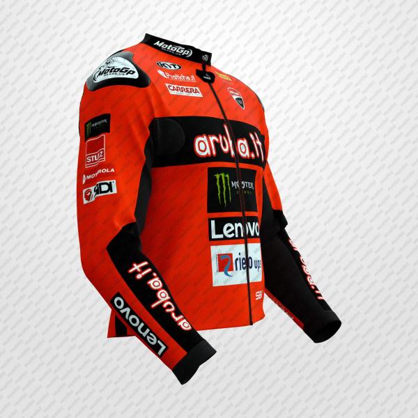 Giacca da Corsa in Pelle Nicolo Bulega Ducati Aruba.it 2025 – Edizione Premium