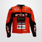 Giacca da Corsa in Pelle Nicolo Bulega Ducati Aruba.it 2025 – Edizione Premium