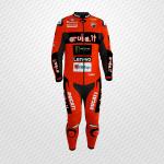 Tuta da Corsa Nicolo Bulega Ducati Aruba.it 2025 – Pelle Premium Certificata CE
