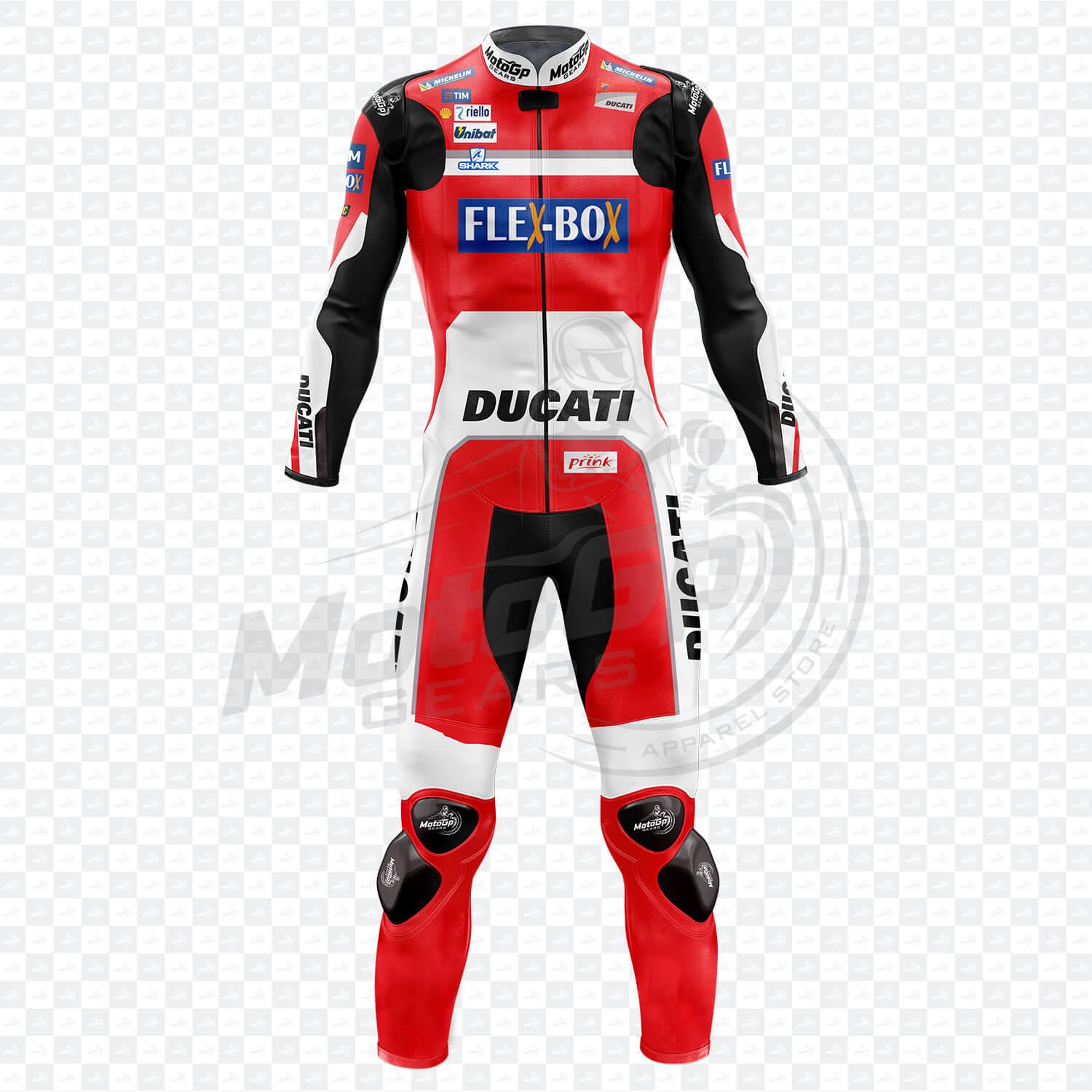 Combinaison en Cuir Ducati Jorge Lorenzo 2017 Une ou Deux Pièces