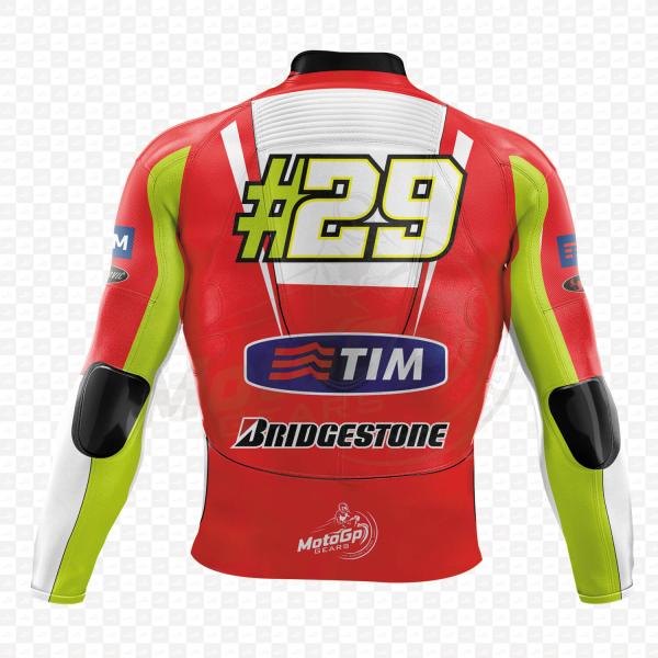 Ducati Andrea Lannone 2015 MotoGP Lederjacke