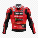 Giacca in Pelle Enea Bastianini MotoGP 2023 Ducati – Replica Ufficiale