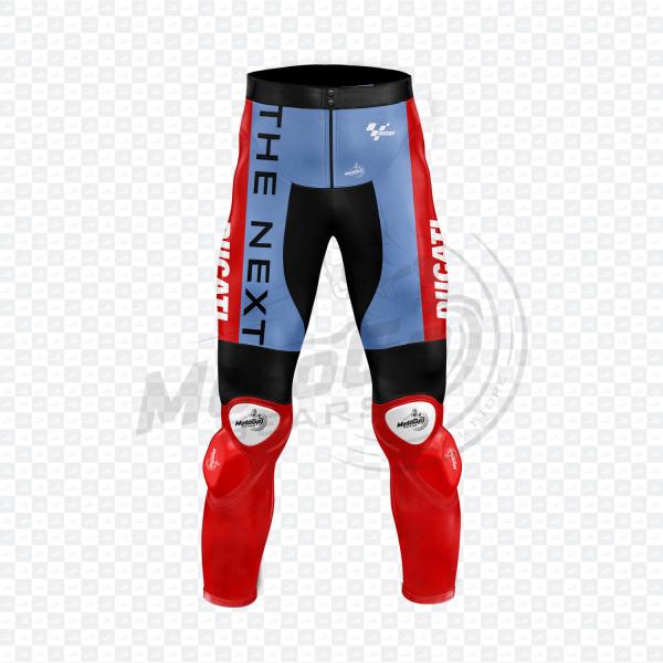 Fabio Di Giannantonio Sky Blue Ducati Leather Suit