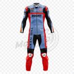 Fabio Di Giannantonio Sky Blue Ducati Leather Suit