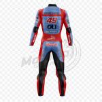 Fabio Di Giannantonio Sky Blue Ducati Leather Suit